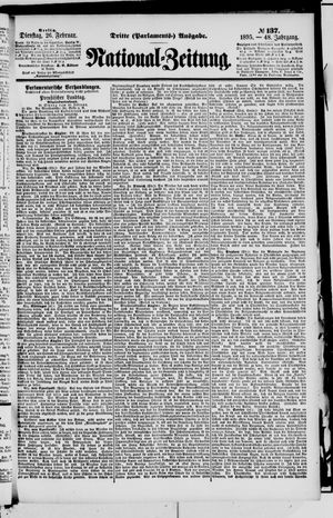 Nationalzeitung on Feb 26, 1895