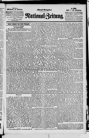 Nationalzeitung vom 27.02.1895