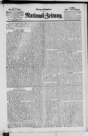 Nationalzeitung vom 03.03.1895