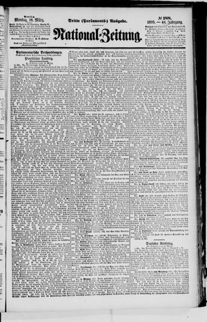 Nationalzeitung vom 18.03.1895