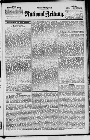 Nationalzeitung vom 27.03.1895