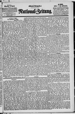 Nationalzeitung vom 08.04.1895