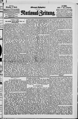 Nationalzeitung vom 09.04.1895