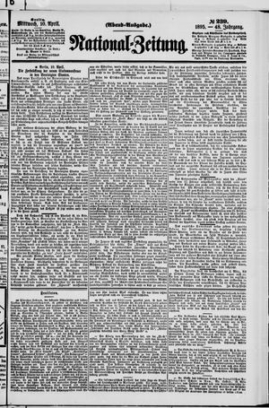 Nationalzeitung vom 10.04.1895