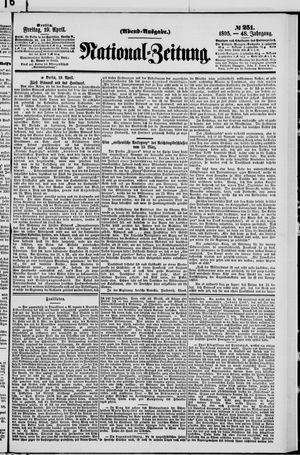 Nationalzeitung vom 19.04.1895