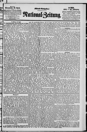 Nationalzeitung on Apr 20, 1895