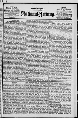 Nationalzeitung vom 22.04.1895