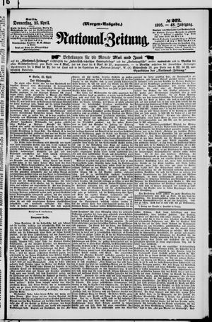 Nationalzeitung vom 25.04.1895