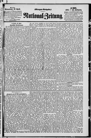 Nationalzeitung vom 27.04.1895