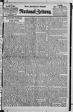 Nationalzeitung vom 03.05.1895