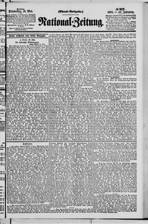 Nationalzeitung vom 16.05.1895