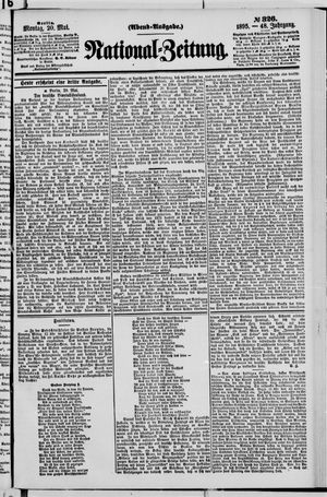 Nationalzeitung on May 20, 1895