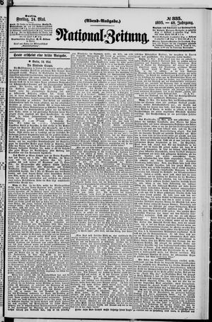 Nationalzeitung vom 24.05.1895