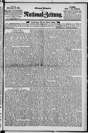 Nationalzeitung vom 29.05.1895