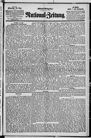 Nationalzeitung vom 29.05.1895