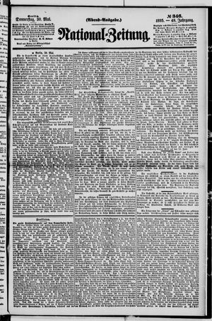 Nationalzeitung on May 30, 1895