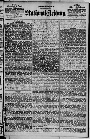 Nationalzeitung vom 01.06.1895