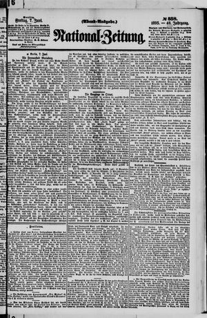 Nationalzeitung vom 07.06.1895