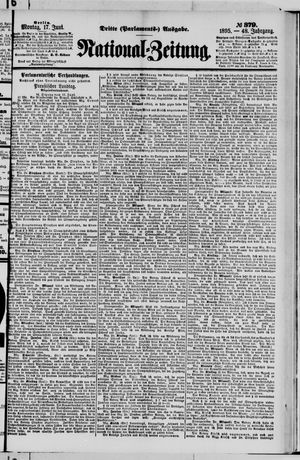 Nationalzeitung vom 17.06.1895