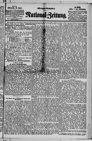 Nationalzeitung vom 19.06.1895