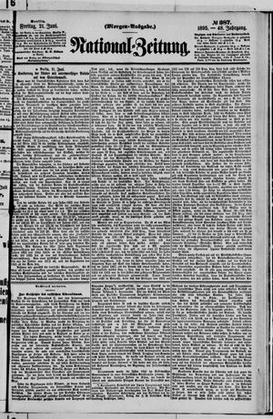 Nationalzeitung vom 21.06.1895