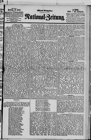 Nationalzeitung vom 21.06.1895