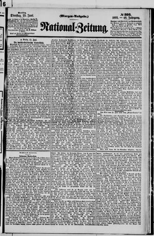 Nationalzeitung vom 25.06.1895