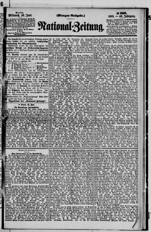 National-Zeitung vom 26.06.1895