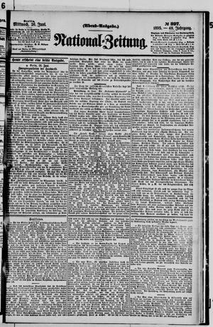 National-Zeitung vom 26.06.1895