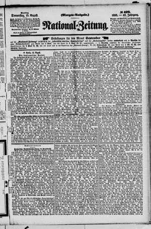 National-Zeitung vom 15.08.1895