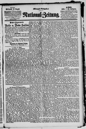 Nationalzeitung vom 21.08.1895