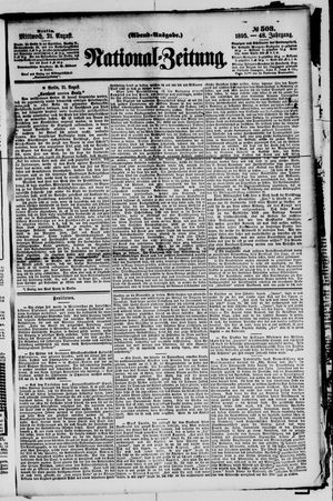 Nationalzeitung vom 21.08.1895