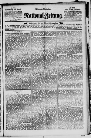 National-Zeitung vom 22.08.1895