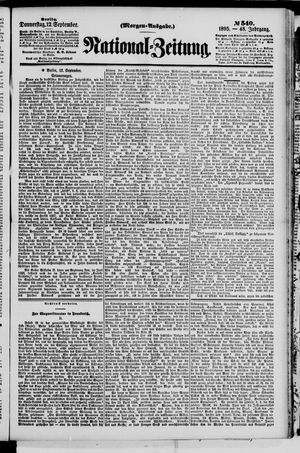 National-Zeitung vom 12.09.1895