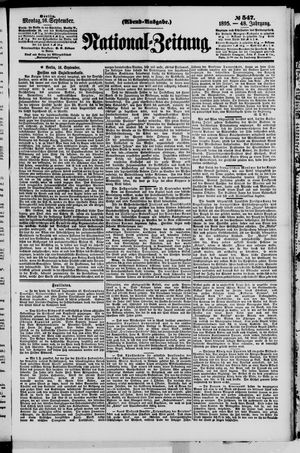 Nationalzeitung vom 16.09.1895