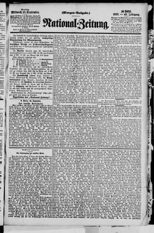 National-Zeitung vom 25.09.1895