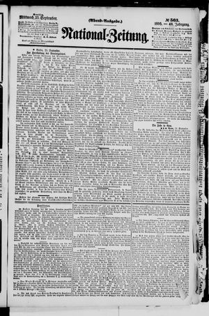 National-Zeitung vom 25.09.1895
