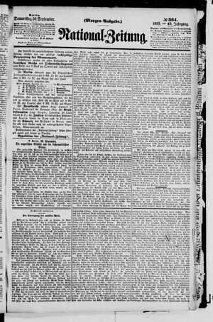 National-Zeitung vom 26.09.1895