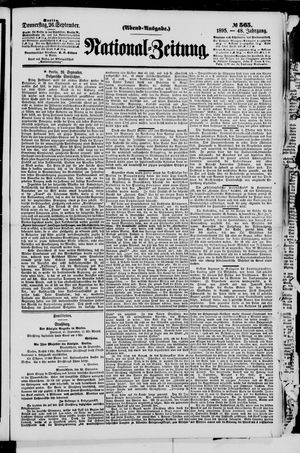 National-Zeitung vom 26.09.1895