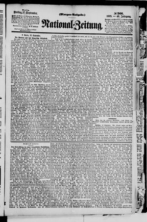 National-Zeitung vom 27.09.1895