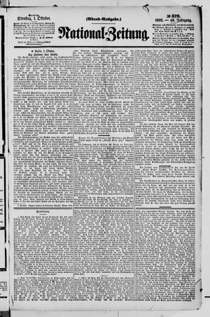 National-Zeitung vom 01.10.1895