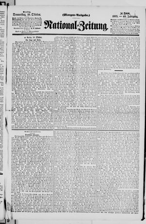 National-Zeitung on Oct 10, 1895
