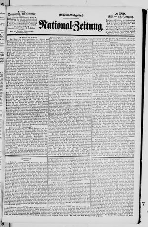 National-Zeitung on Oct 10, 1895