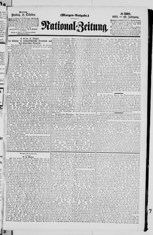 National-Zeitung vom 11.10.1895