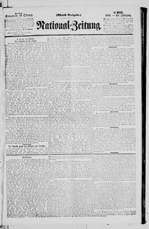 National-Zeitung vom 19.10.1895