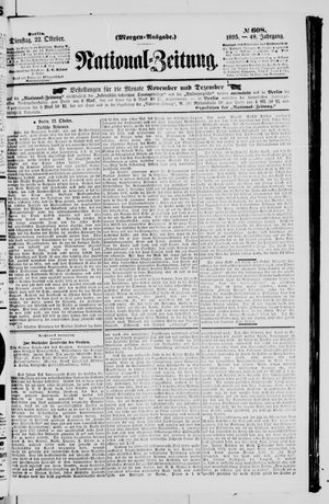 National-Zeitung vom 22.10.1895