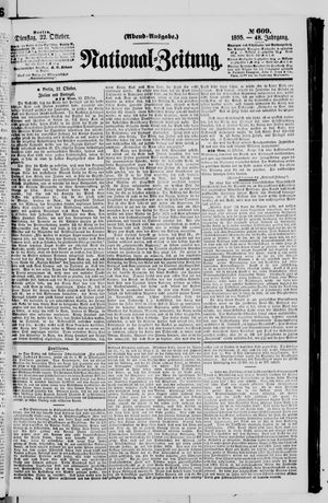 National-Zeitung vom 22.10.1895