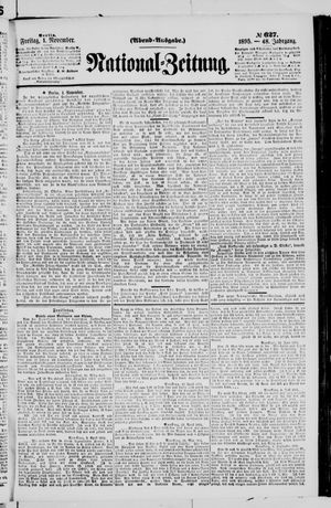 National-Zeitung vom 01.11.1895