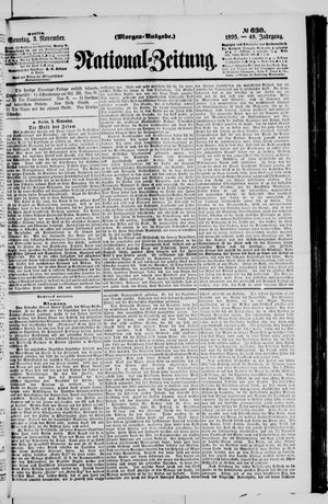 National-Zeitung vom 03.11.1895