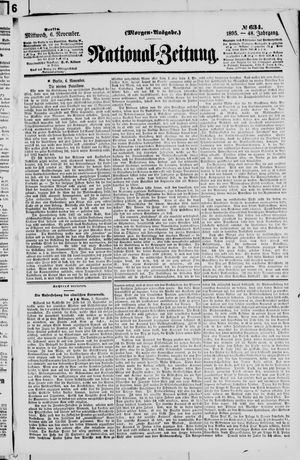 National-Zeitung vom 06.11.1895